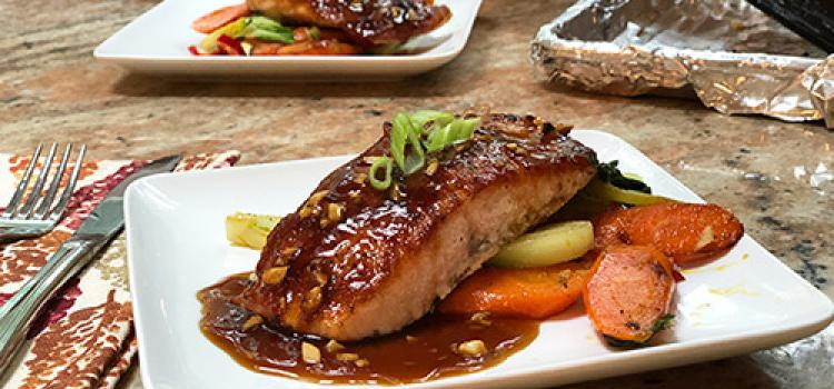 Review of Home Chef's Teriyaki Ginger Glazed Salmon