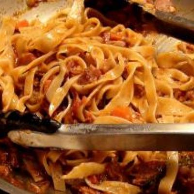 Fettucini With Pork Sugo Recipe