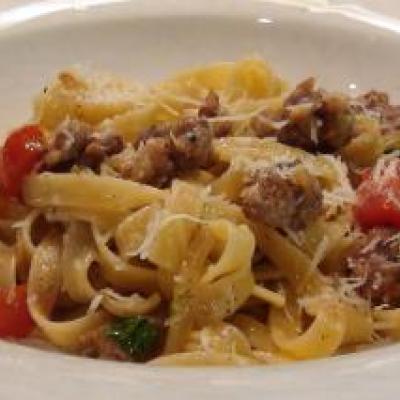 Fettucini with Sausage & Fennel Recipe